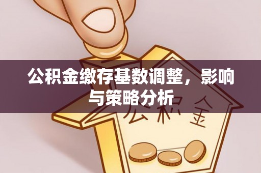 峨眉公积金缴存基数调整，影响与策略分析