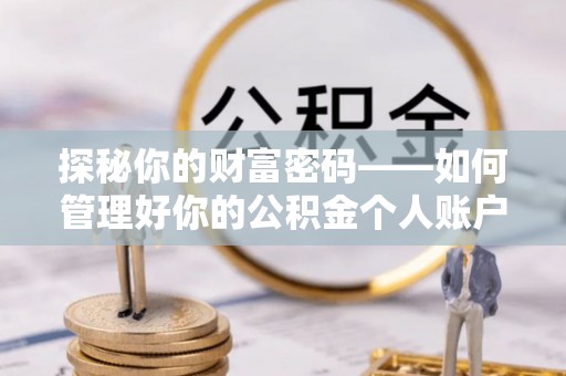 峨眉探秘你的财富密码——如何管理好你的公积金个人账户信息