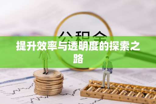 峨眉提升效率与透明度的探索之路
