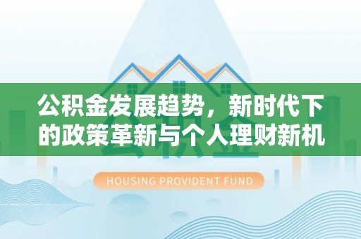 峨眉公积金发展趋势，新时代下的政策革新与个人理财新机遇