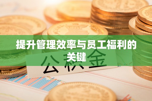 峨眉提升管理效率与员工福利的关键