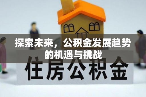 峨眉探索未来，公积金发展趋势的机遇与挑战