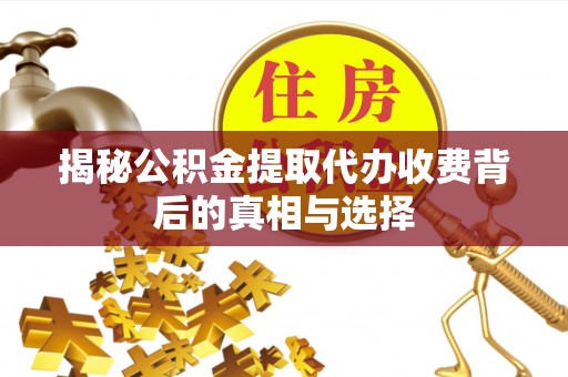 峨眉揭秘公积金提取代办收费背后的真相与选择